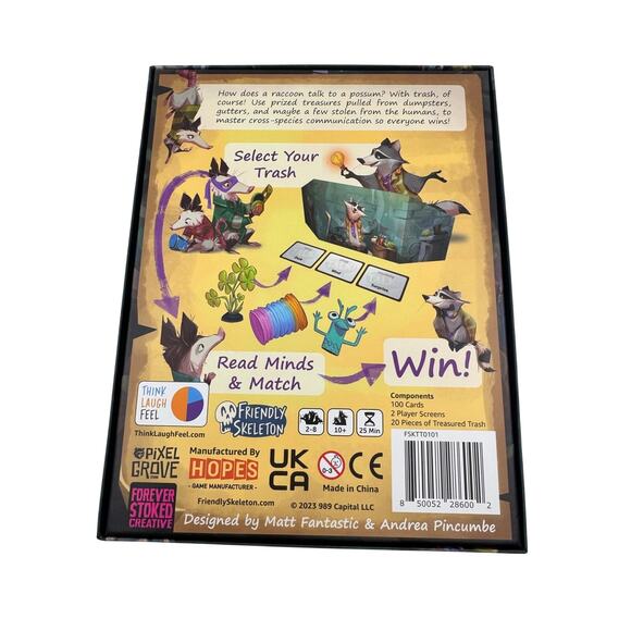 Trash Talk! Party Game By Friendly Skeleton Creative Communication 2-8 players - Picture 2 of 8